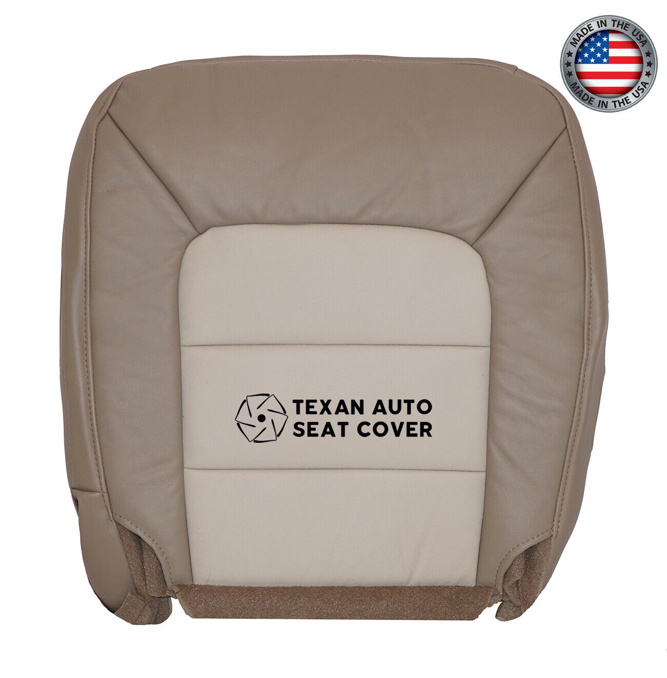 2004-2006 Ford Expedition Eddie Bauer 5.4L -Driver Bottom Leather Seat Cover Tan