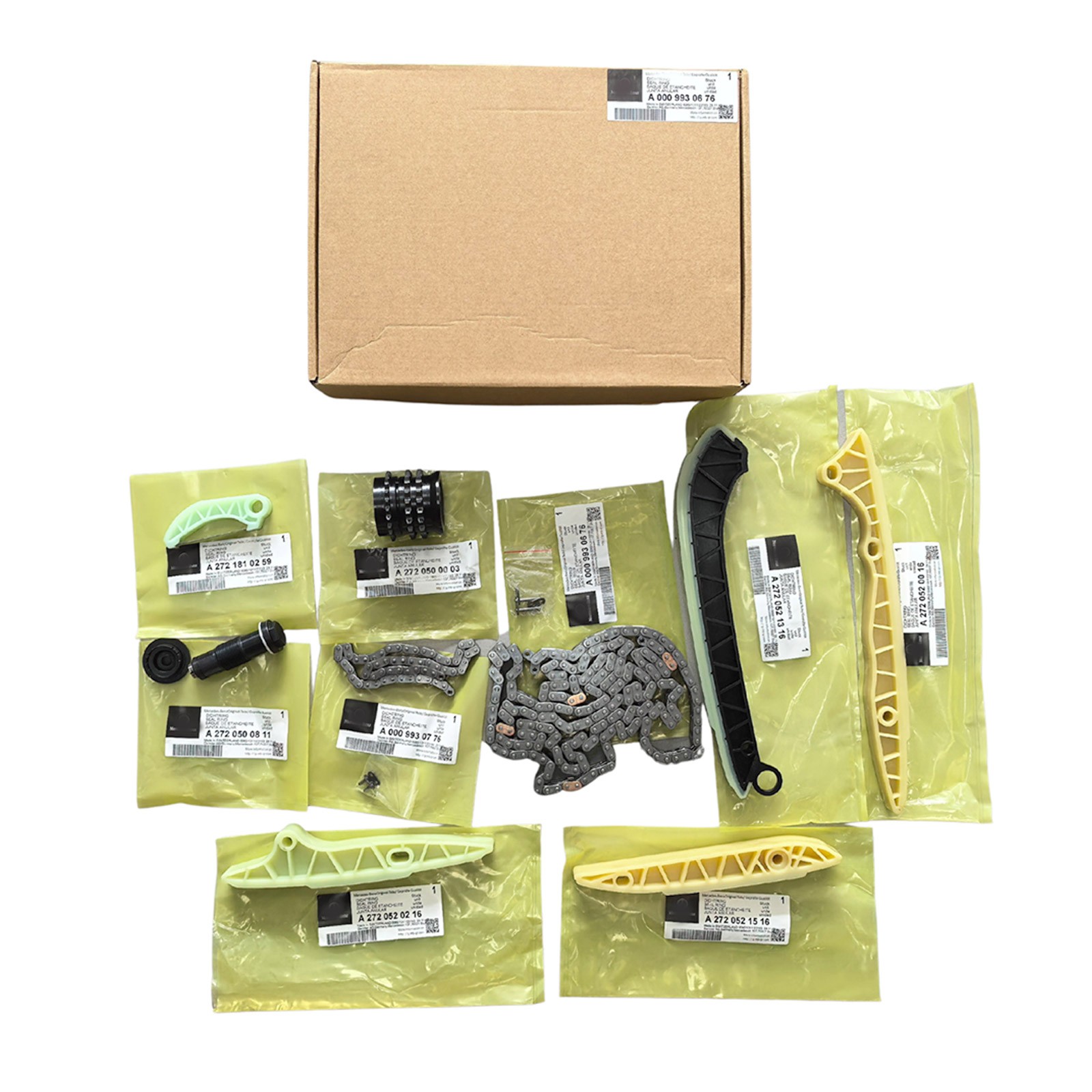 OEM Timing Chain kit for Mercedes Benz W203 W164 R171 R230 E350 M272 Engine US