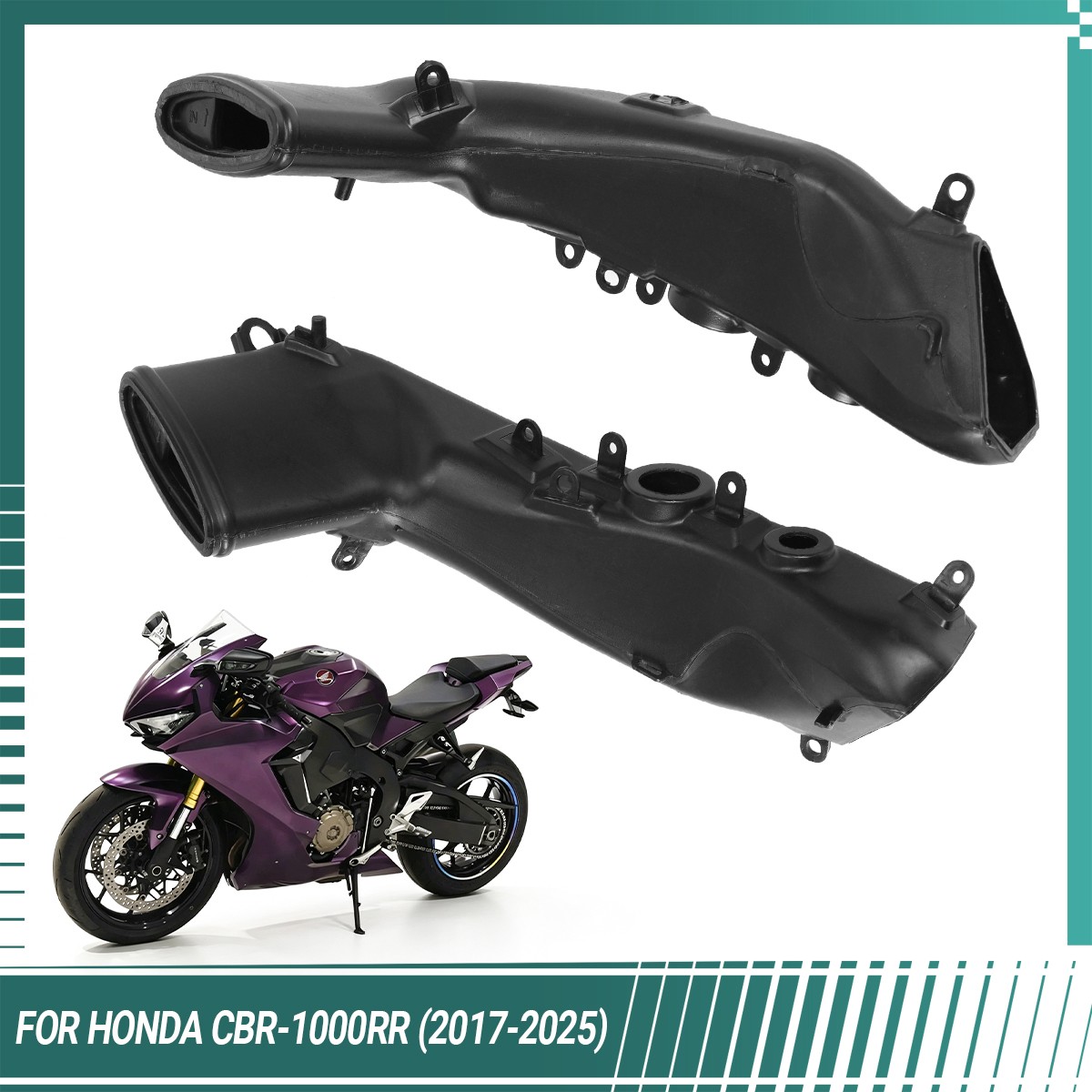 Pair ABS Ram Air Intake Tube Ducts Duct Fairing For HONDA CBR 1000RR 2017-2025 