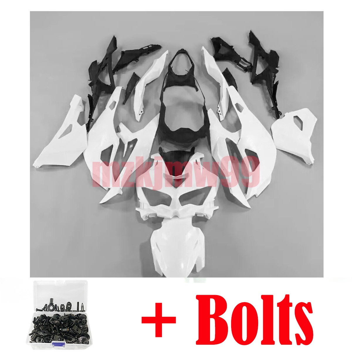 Unpainted Fairing Kit + Bolts or Kawasaki Ninja ZX4R ZX4RR 2023-2026 ZX25R 19-22