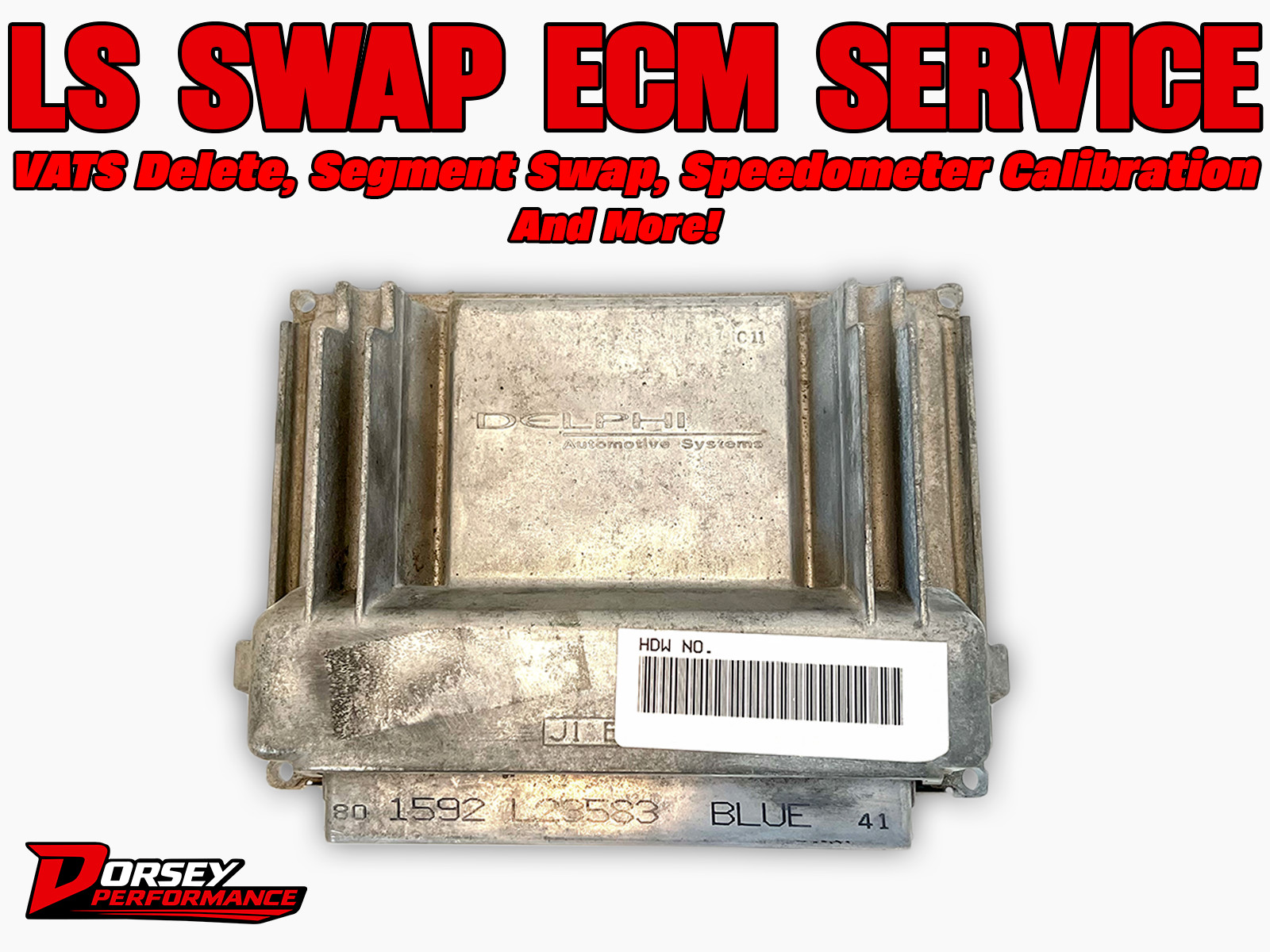 LS Swap VATS Removed 12200411 99-02 Blue/Red ECU 4.8 5.3 5.7 LR4 LM7 L59 LS1