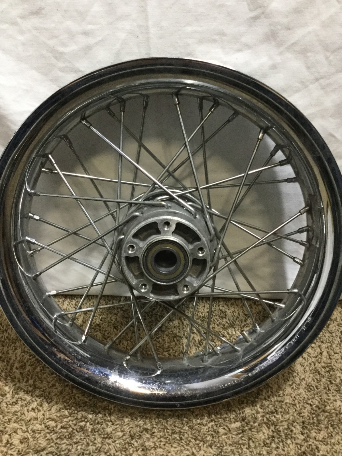 Front Wheel Profile Smooth Harley Touring FLH BAgger Dual Disc 1