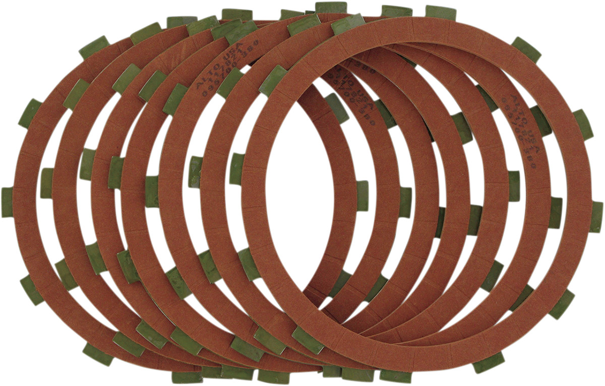 Alto Red Eagle Clutch Friction Plate Kit 095752A 7-Pack Sportster 84-90 Alto Red Eagle Clutch Friction Plate Kit 095752A 7-Pack Sportster 84-90