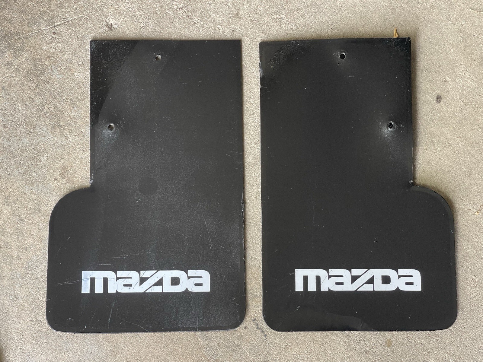 1986-1993 Mazda B-Series 2WD Pickup Truck OEM Right & Left Rear Mud Flaps
