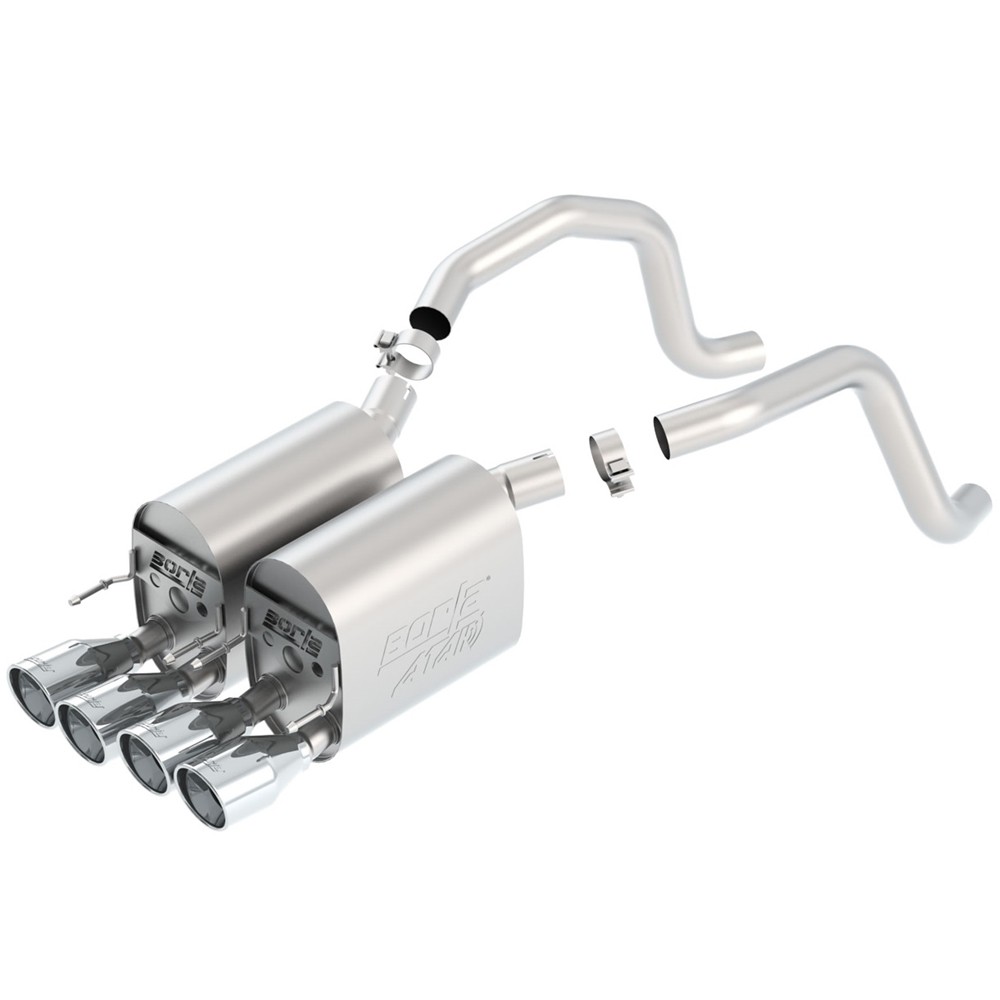 Borla 11816 ATAK Stainless Axle Back Exhaust for 2005-08 Corvette C6 6.0L 6.2 V8