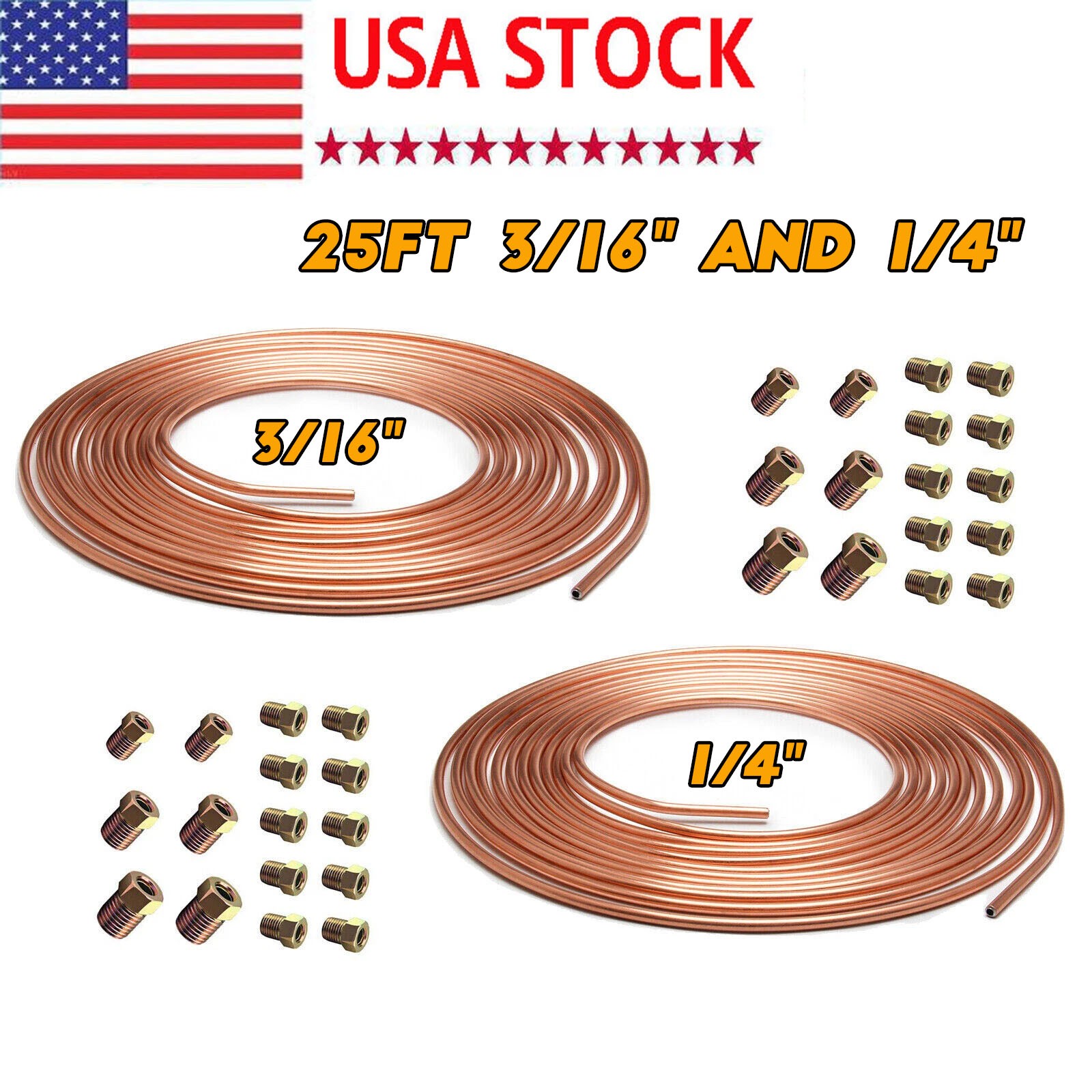 Pair 25Ft. 1/4