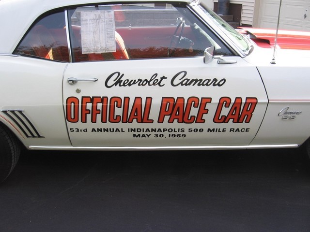OER PC011 1969 Camaro Indy 500 Pace Car Door Decal Set BRAND NEW CHEVROLET OER PC011 1969 Camaro Indy 500 Pace Car Door Decal Set BRAND NEW CHEVROLET