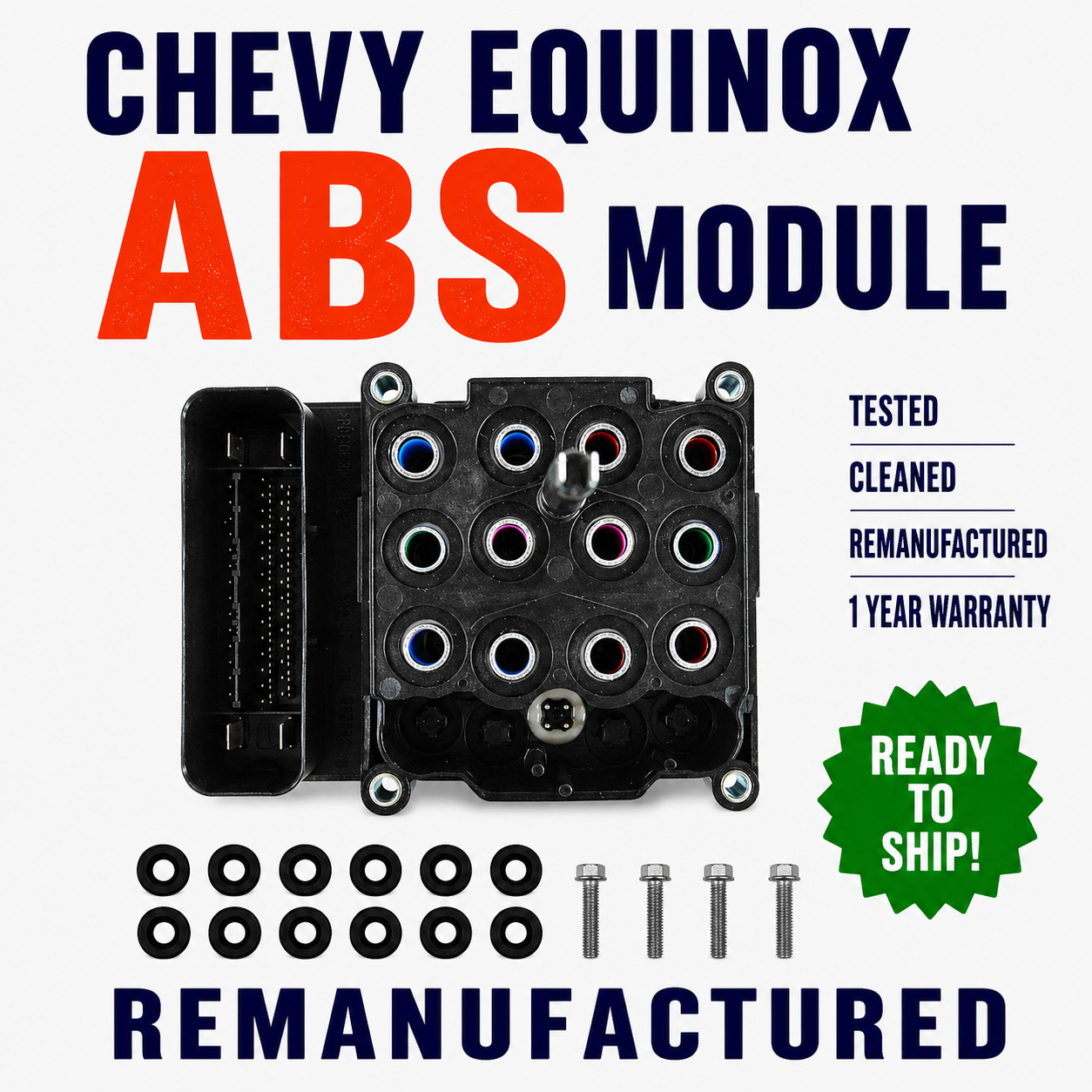 25926937 OEM Anti-Lock Brake ABS GM® Module 2010-2011 Chevrolet Equinox Tested 25926937 OEM Anti-Lock Brake ABS GM® Module 2010-2011 Chevrolet Equinox Tested