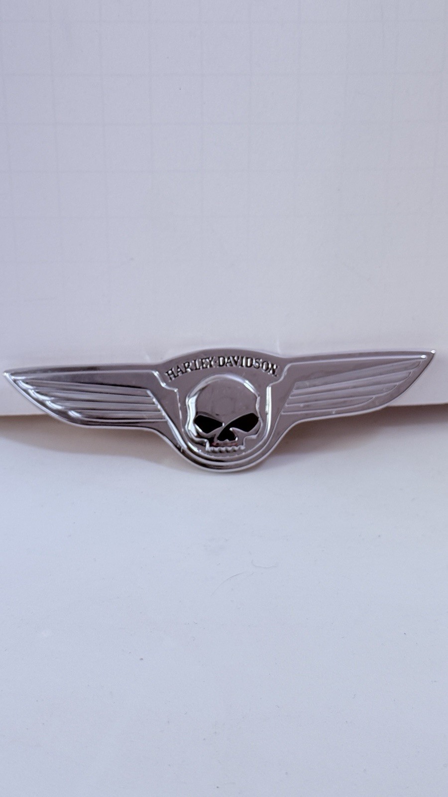 Genuine Harley-Davidson Decorative Skull with Wings Medallion 5\