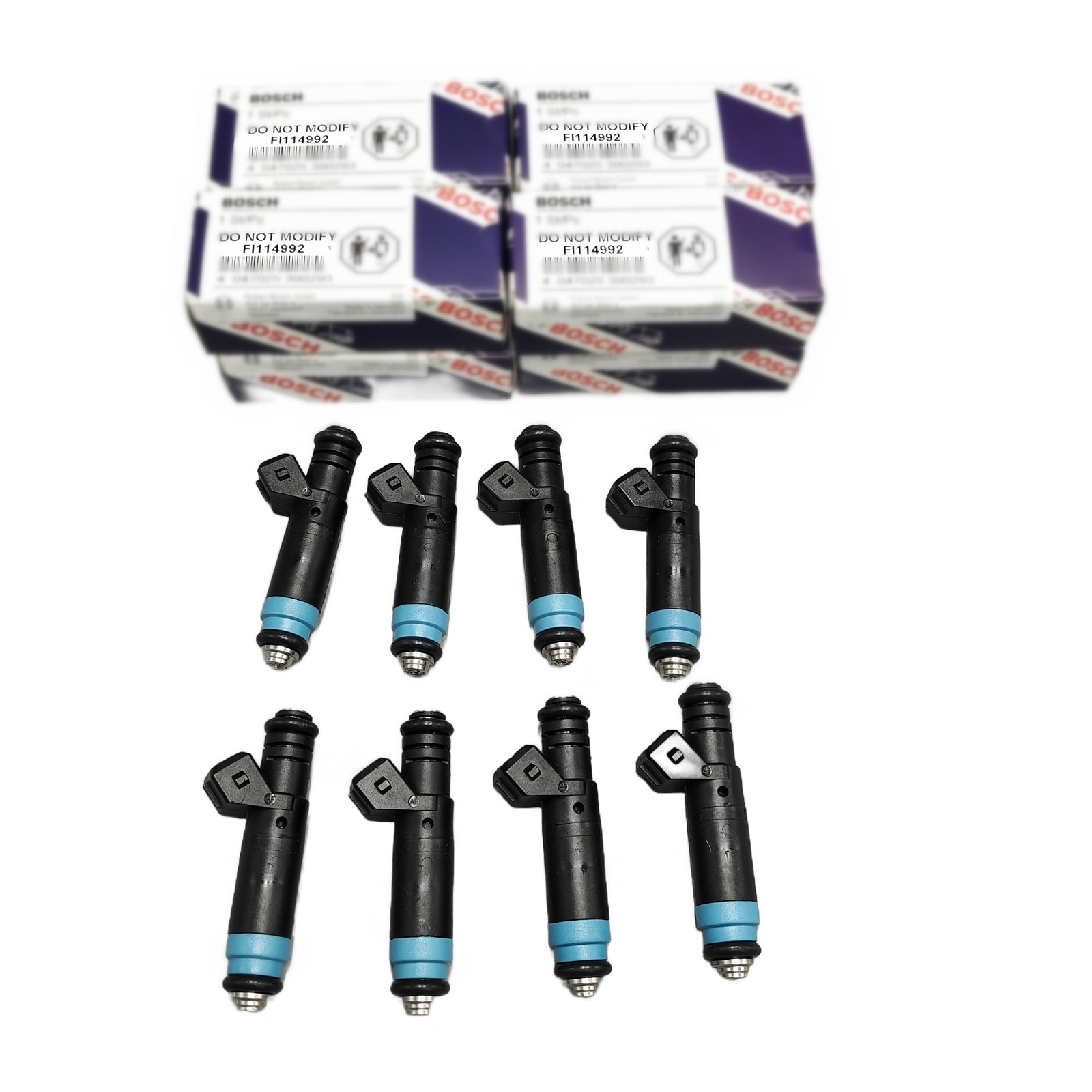 8x 80LB 850cc High Impedance Fuel Injectors For Siemens Deka EV1 110324 FI114992