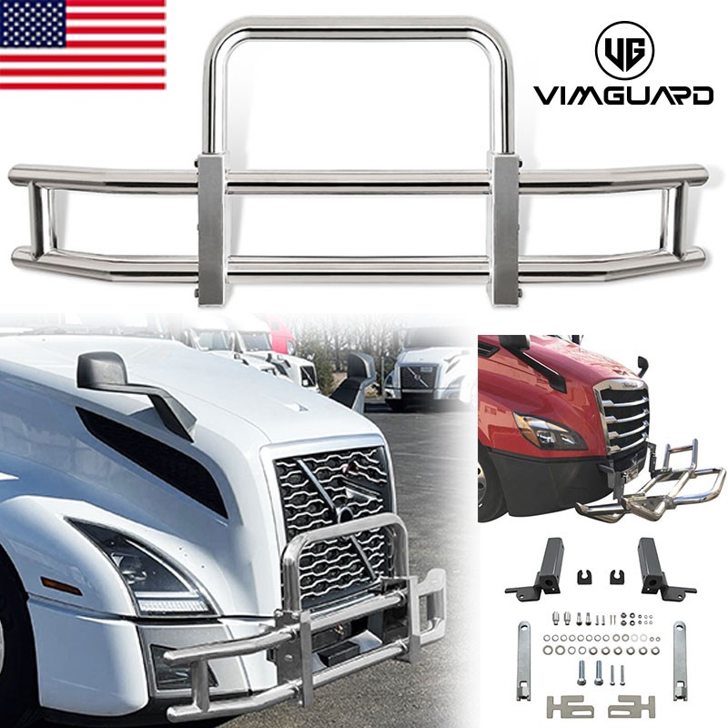 Front Deer Bumper Protection Guard For Volvo VN/VNL 2018-2023 Truck w/Bracket
