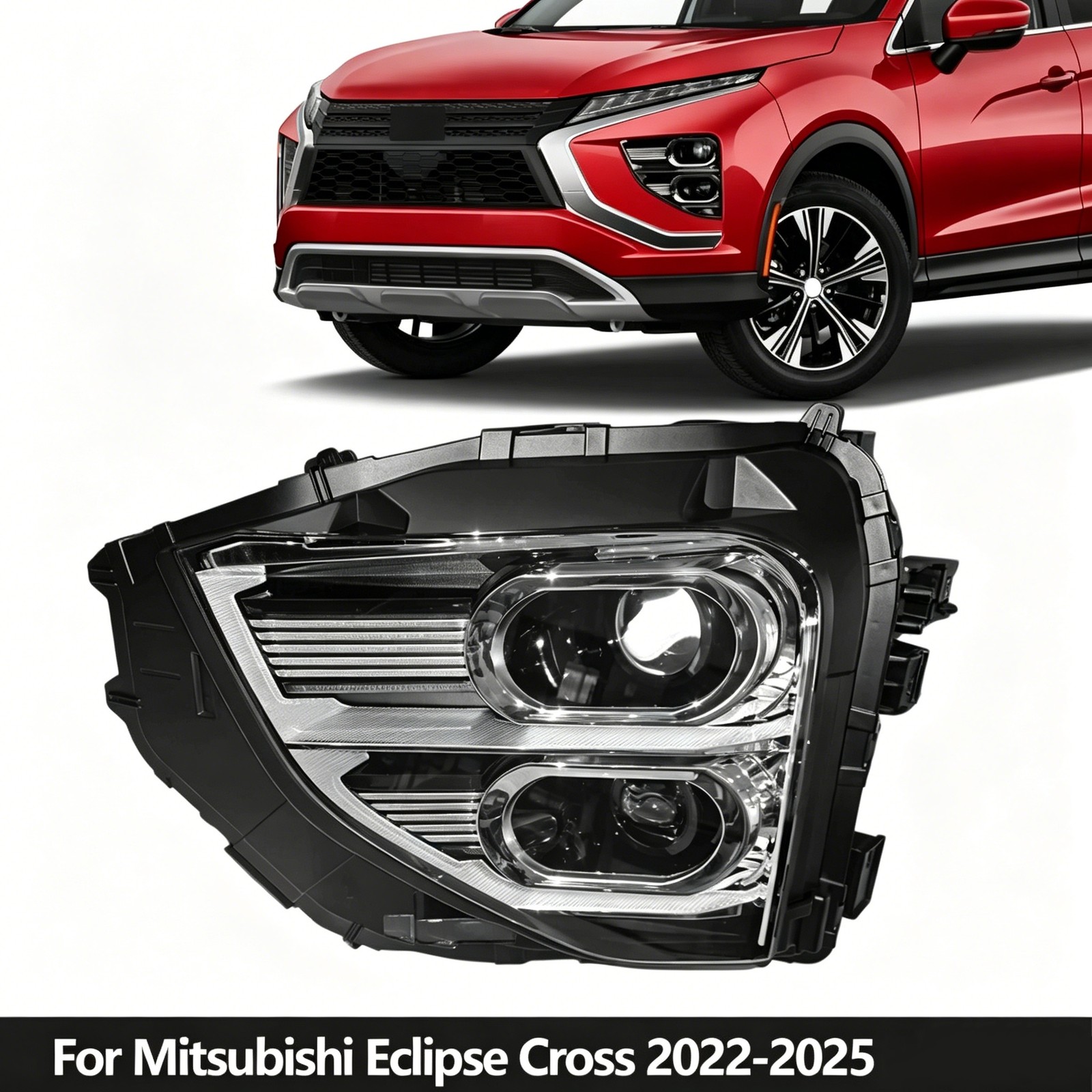 Front LED Headlight Left Side For Mitsubishi Eclipse Cross 2022-2025 26060W270P