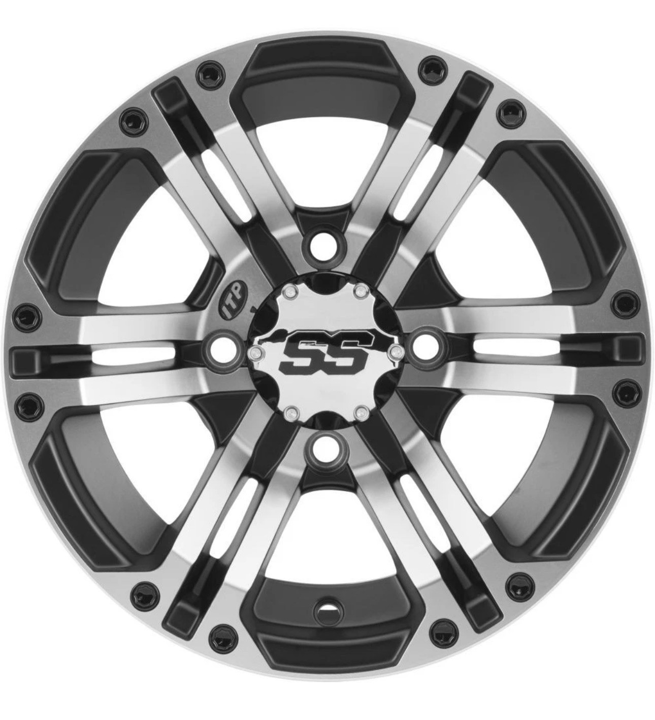 ITP (I.T.P.) SS212 Wheel Machined 14x8 - 5+3 Offset - 4/137 1428381404B