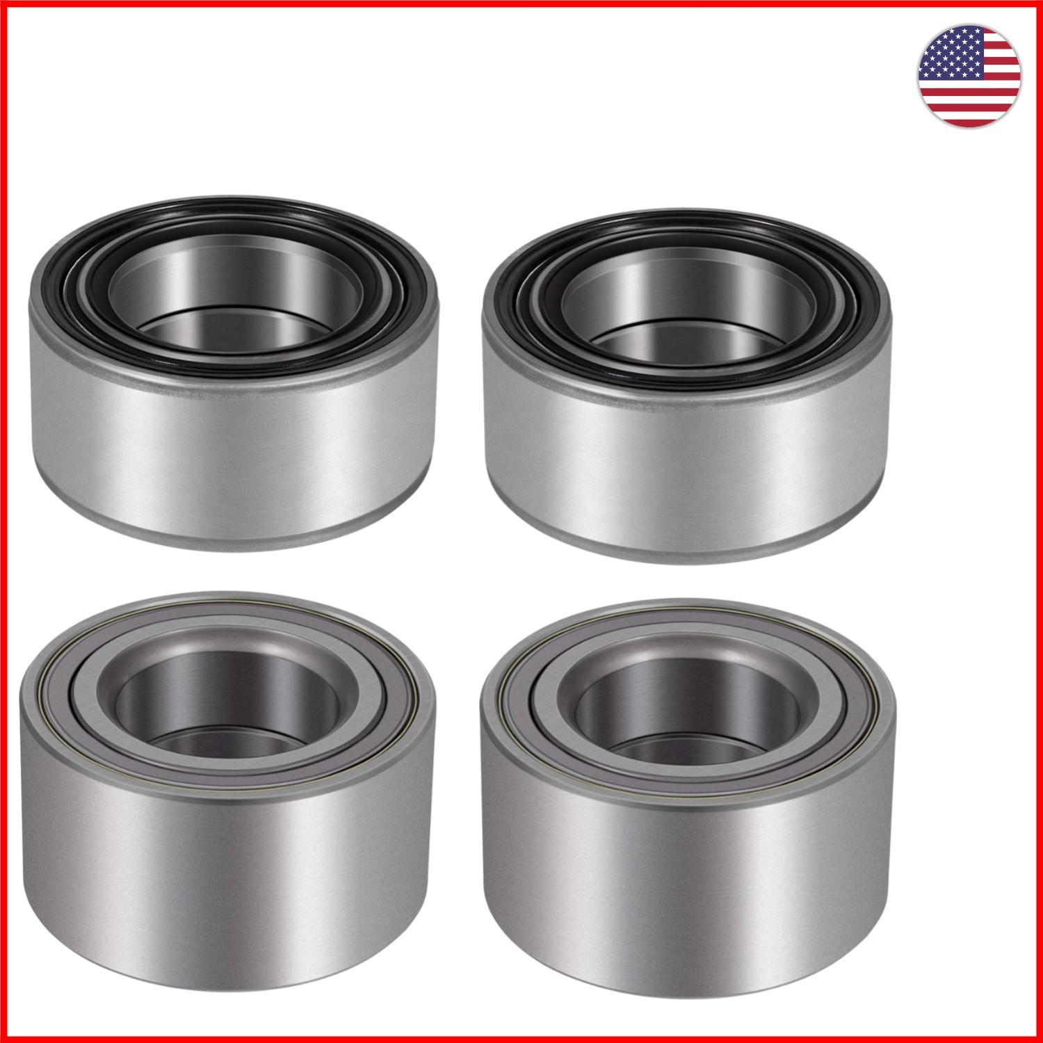 Durable Alloy Steel Wheel Bearings for Polaris RZR 800 4-Piece Set (2010-2014)