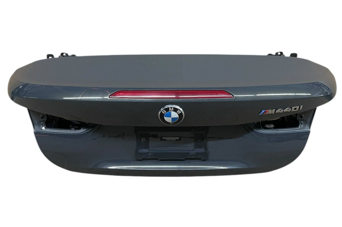 2021 2022 2023 2024 BMW M440I REAR TRUNK DECK LID ASSEMBLY DRAVIT GRAY (C36) OEM