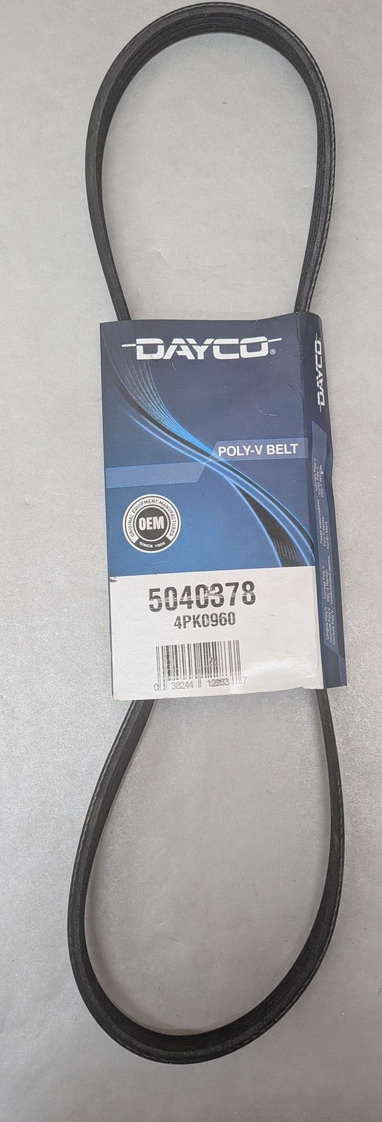Dayco 5040378 4PK0960 Poly Ribbed Serpentine V-Belt .54
