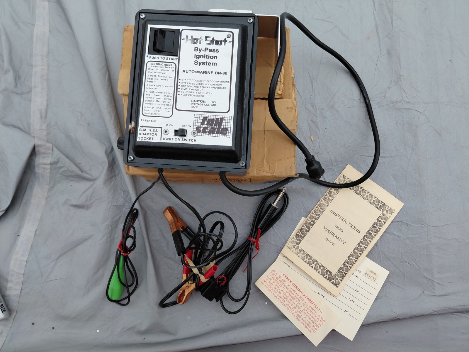Vintage Hot Shot By-Pass Ignition System (Auto/Marine BN-80) GM HEI