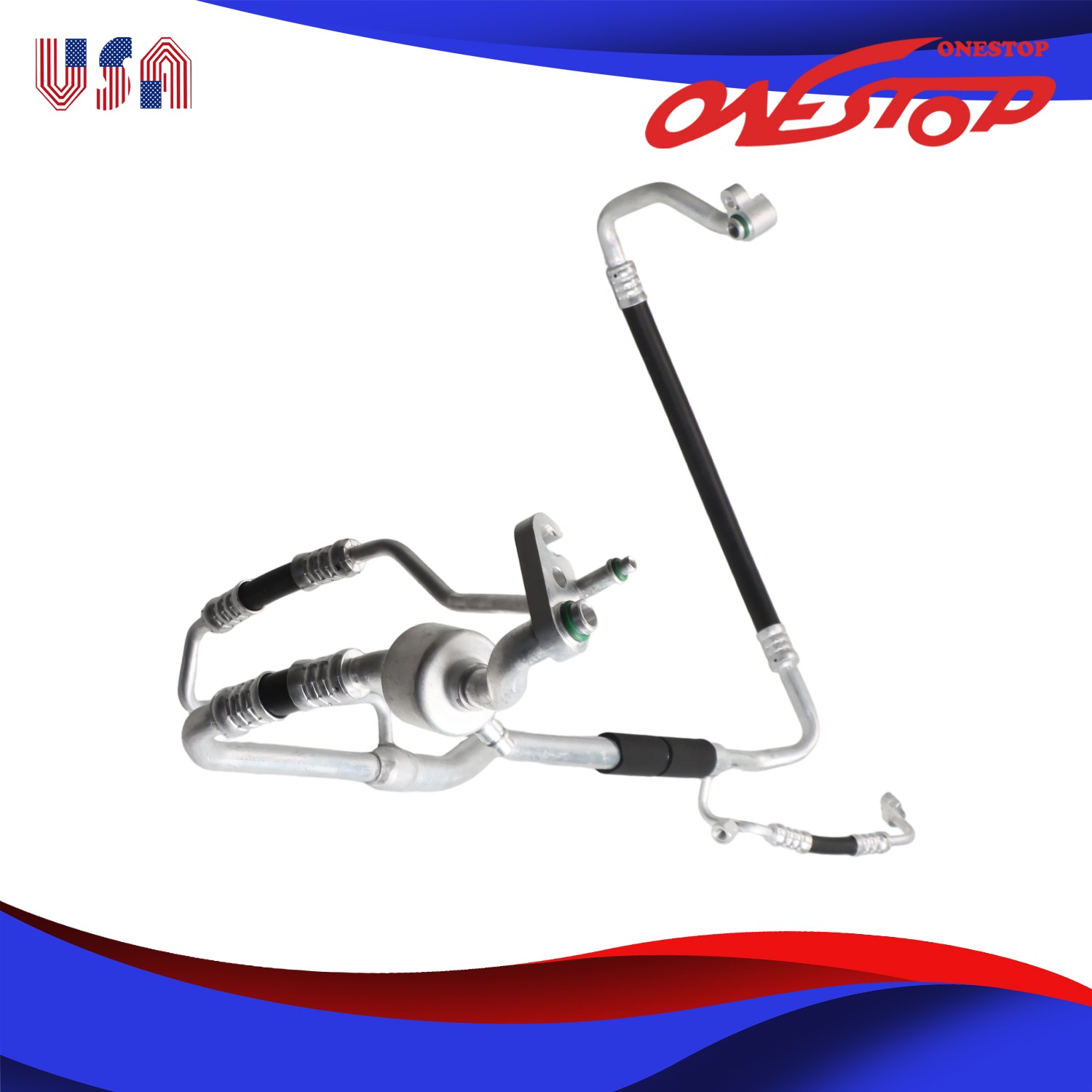 1PC AC Suction and Liquid Line Hose Assembly for 2011 2012 2013 Hyundai Elantra