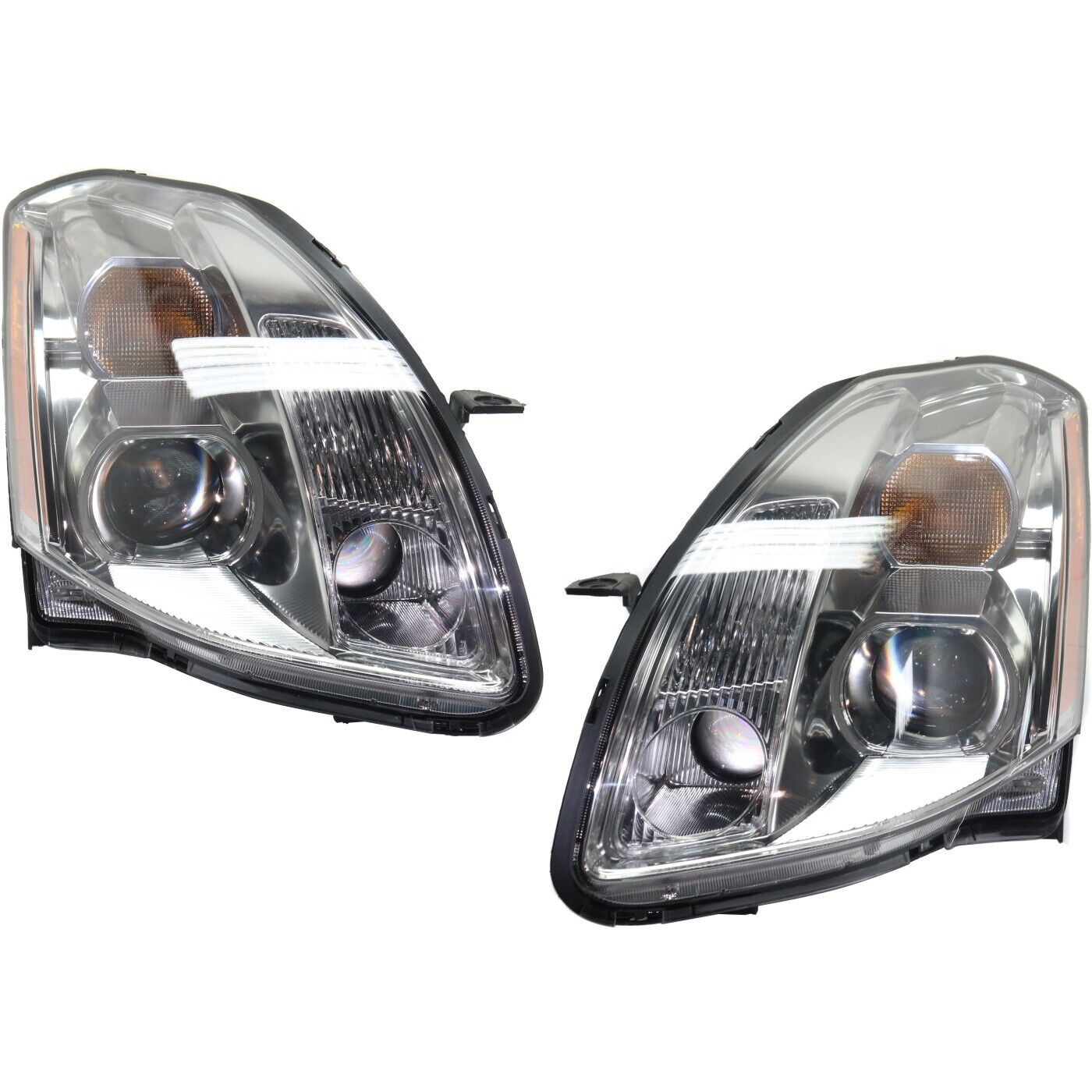Headlight Set For 2005-2006 Nissan Maxima Left and Right With Bulb 2Pc