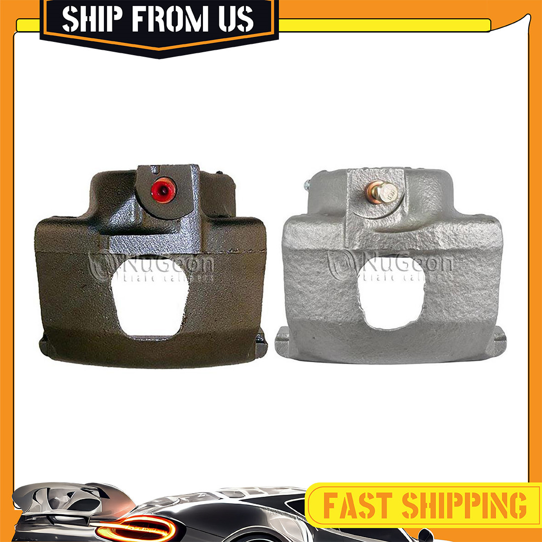 Nugeon Front Left Front Right Disc Brake Calipers For Ford F-100 5.0L
