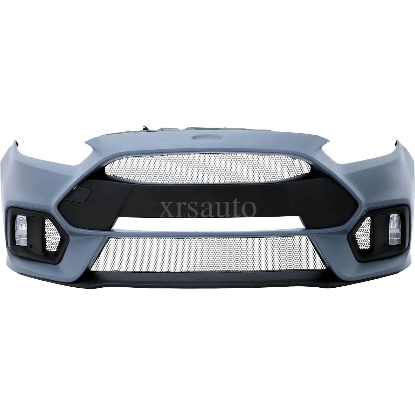 Complete Front Bumper Cover Grille Grill W/Fog Light For 2016-2018 Ford Focus RS