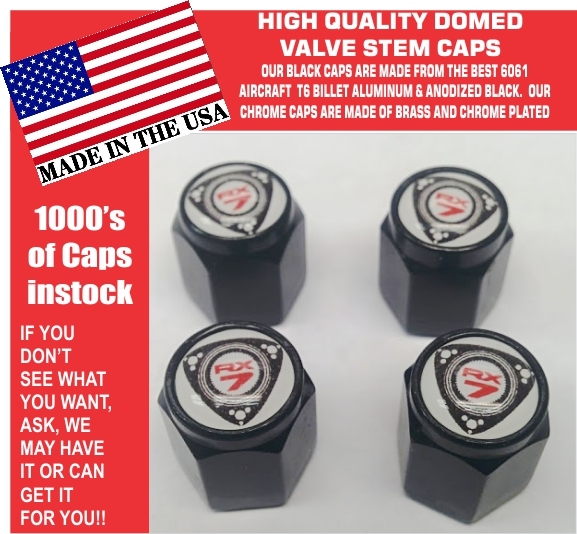 Mazda Mazdaspeed RX7  RX 7 RX  RX 8 Wankel Rotary Engine 12A 13B Valve Stem Caps