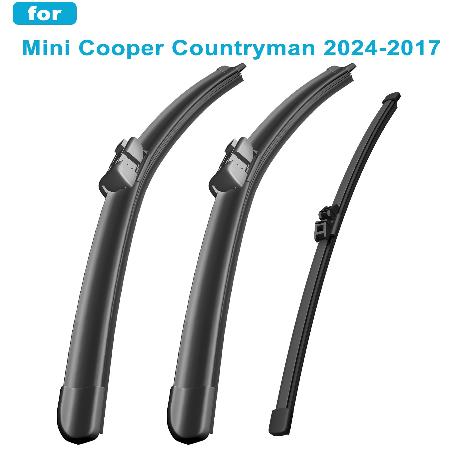 For Mini Cooper Countryman 2024-2017 Front and Rear Windshield Wiper Blades  
