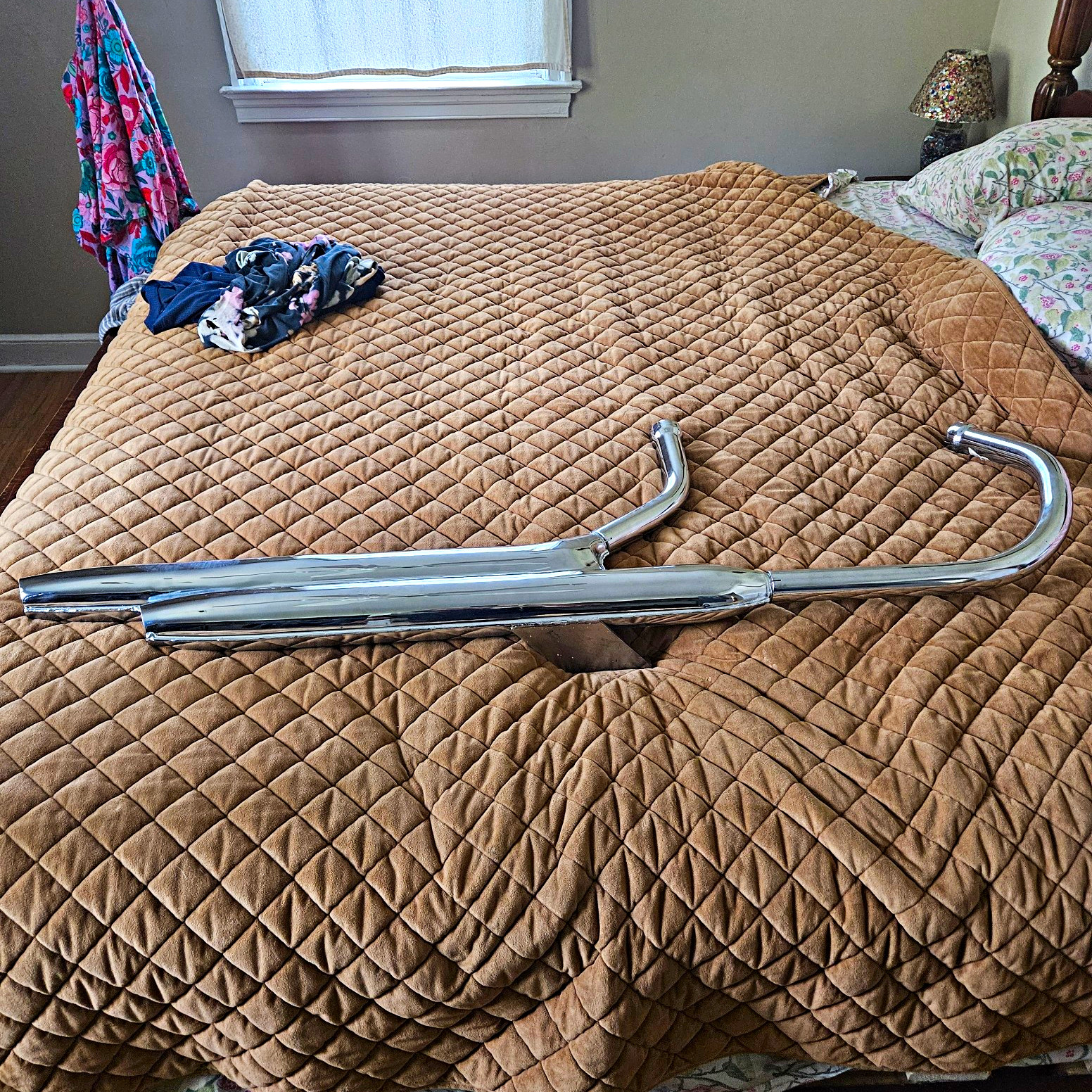 Harley Ironhead Sportster Exhaust 65431-72 NOS Boat Tail Harley Ironhead Sportster Exhaust 65431-72 NOS Boat Tail