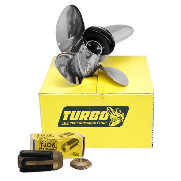 Precision Turbo Fusion Boat Propeller | Mercury LH 14 1/2 x 25 Stainless