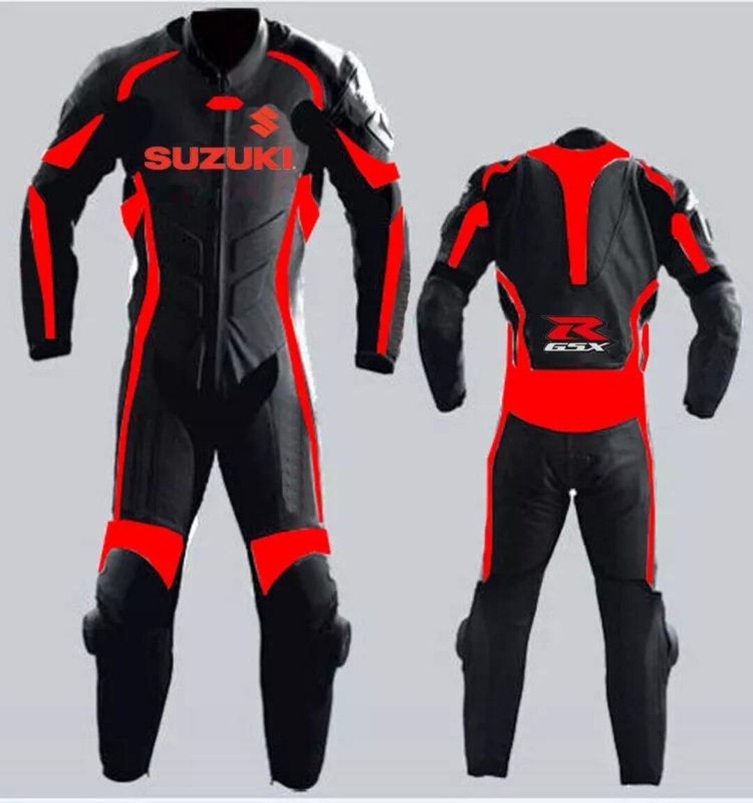 New Man Motorbike racing leather suit motorcycle Custom Made 1 & 2 Piece 