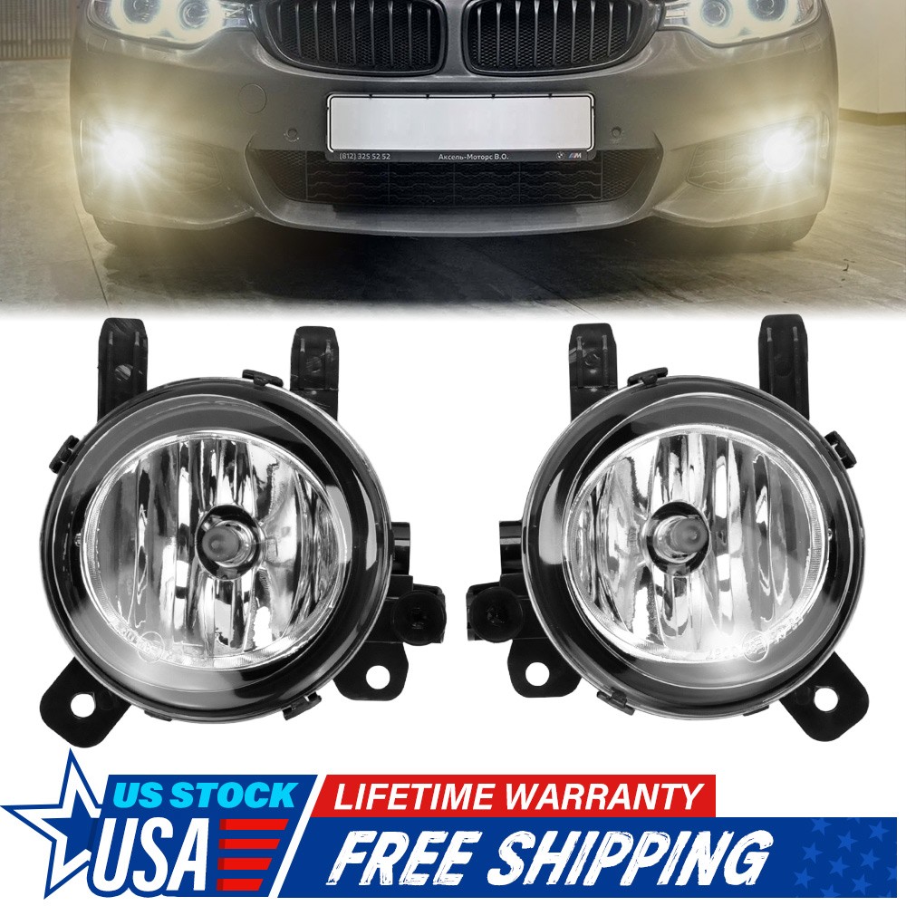 2x Fog Light Lamp For BMW 12-18 F30 3 Series Sedan 320i 325i 328i 335i 428i 435i