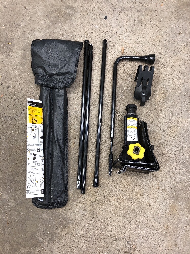 99-14 SILVERADO TAHOE SUBURBAN Spare Tire Emergency Jack Kit with Tools Set OEM 99-14 SILVERADO TAHOE SUBURBAN Spare Tire Emergency Jack Kit with Tools Set OEM