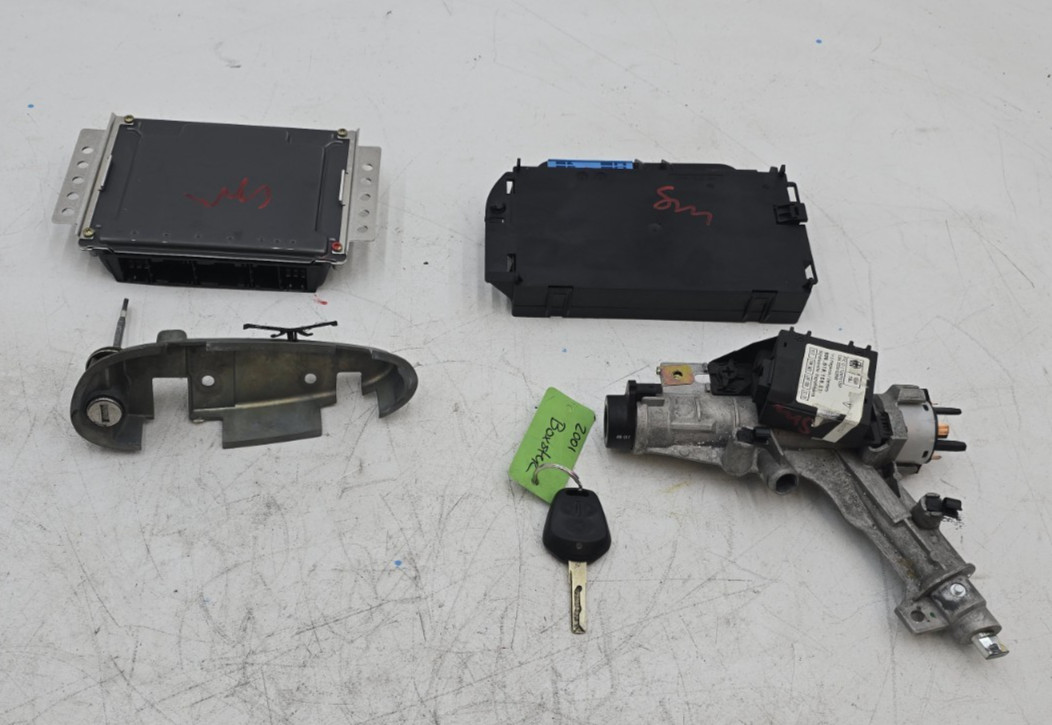 2000-2004 PORSCHE BOXSTER 986 2.7 IMMOBILIZER M535 DME ECU IGNITION LOCK KEY SET
