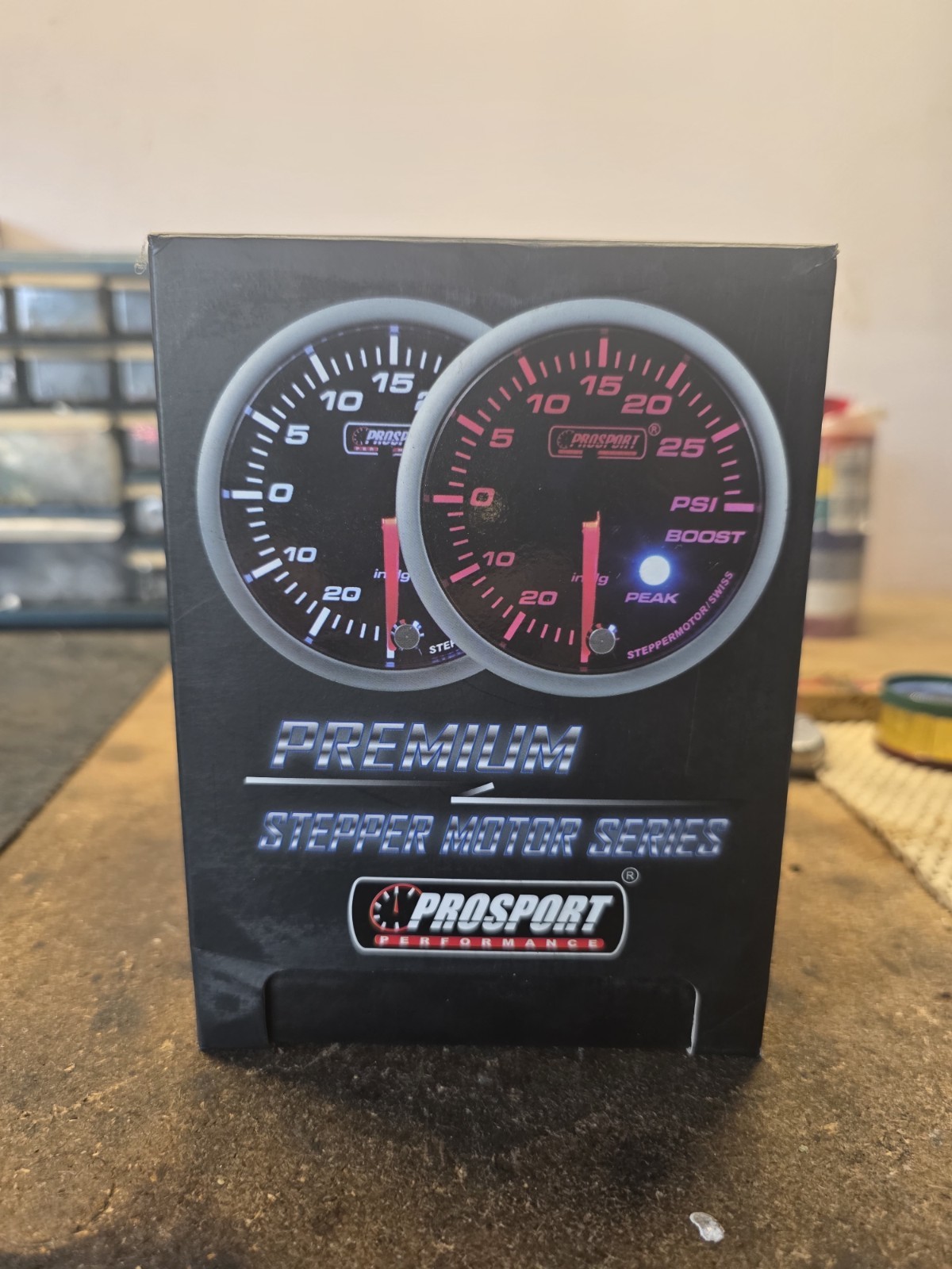 ProSport Premium Stepper Motor 30 PSI Boost Gauge 52mm - New