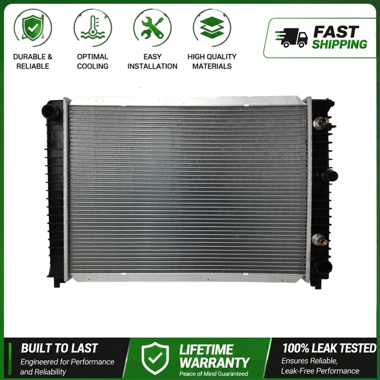 1577 Radiator Aluminum Fits 1987-1991 1992 Volvo 740 1992-1994 1995 940 2.3L NA