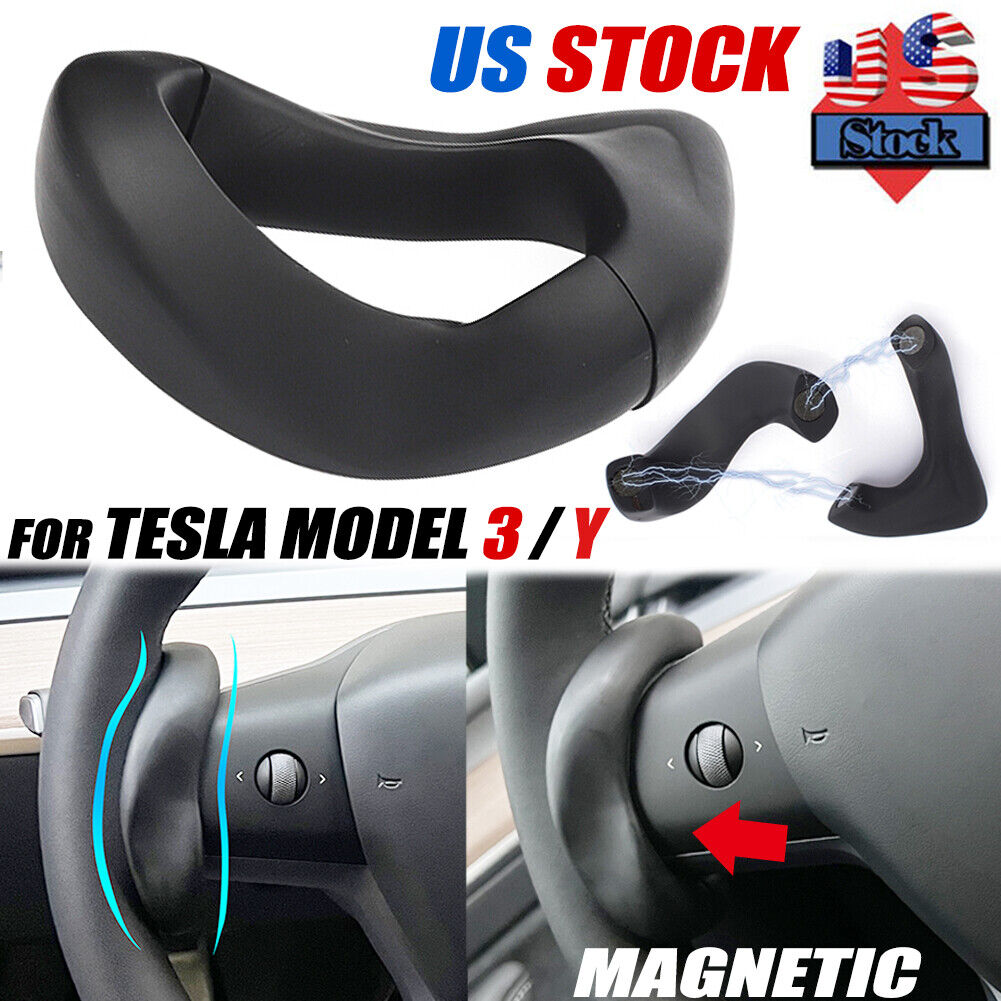 For Tesla Model 3 Y Steering Wheel Booster Autopilot FSD Auto Counterweight Ring
