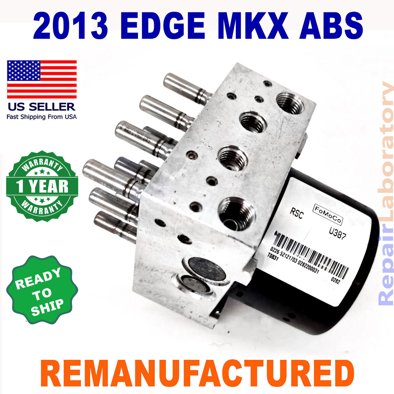 ✅ReBuilt✅  DT4Z-2C405-A 2013  Edge, MKX  ABS Anti-lock Hydraulic unit (HCU)