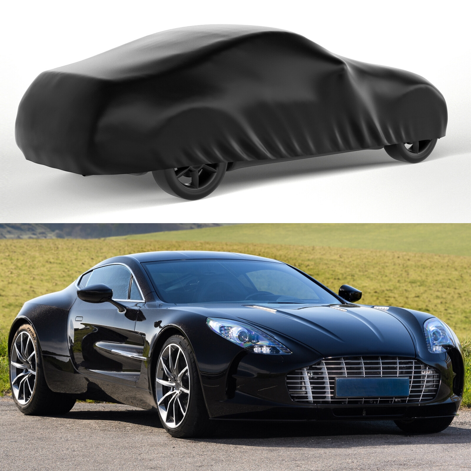 Full Car Cover Outdoor Satin Stretch Custom Waterproof For Aston Martin One-77