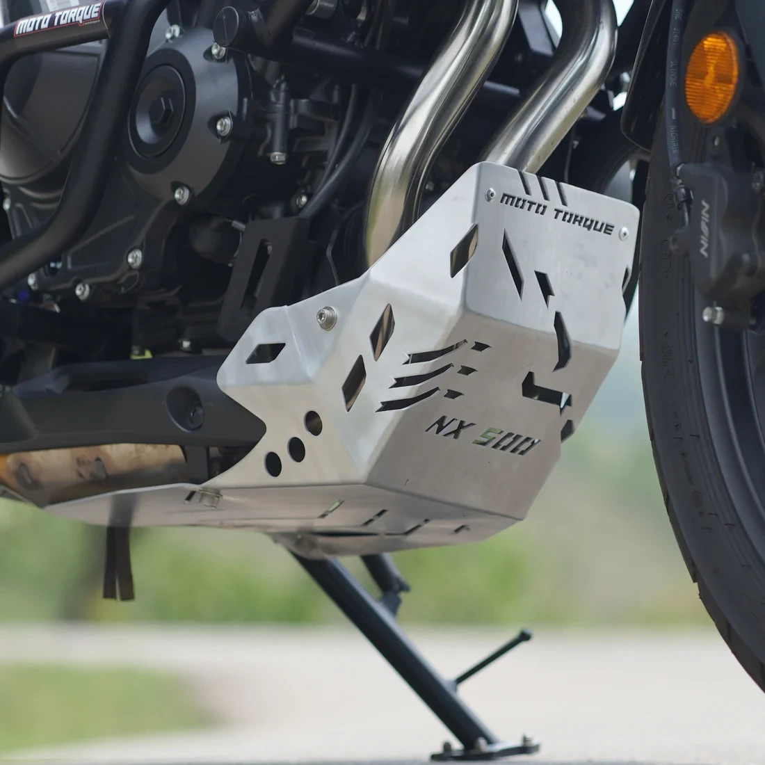 ALUMINIUM ENGINE GUARD FIT FOR HONDA NX 500 