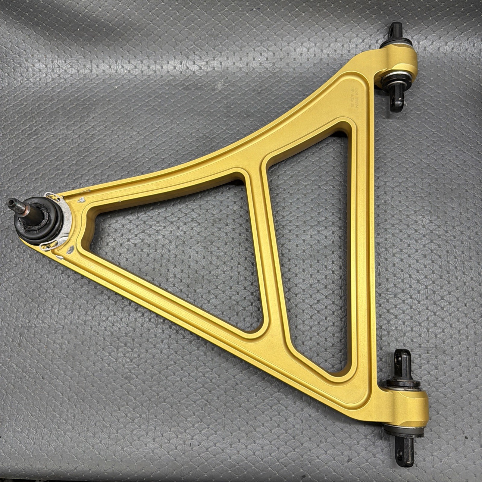 Pagani Huayra OEM Rear Lower Left Control Arm Wishbone Suspension - Factory Gold