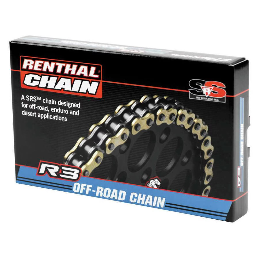 Renthal 520 R3-3 SRS Chain - Gold, 120 Links C416