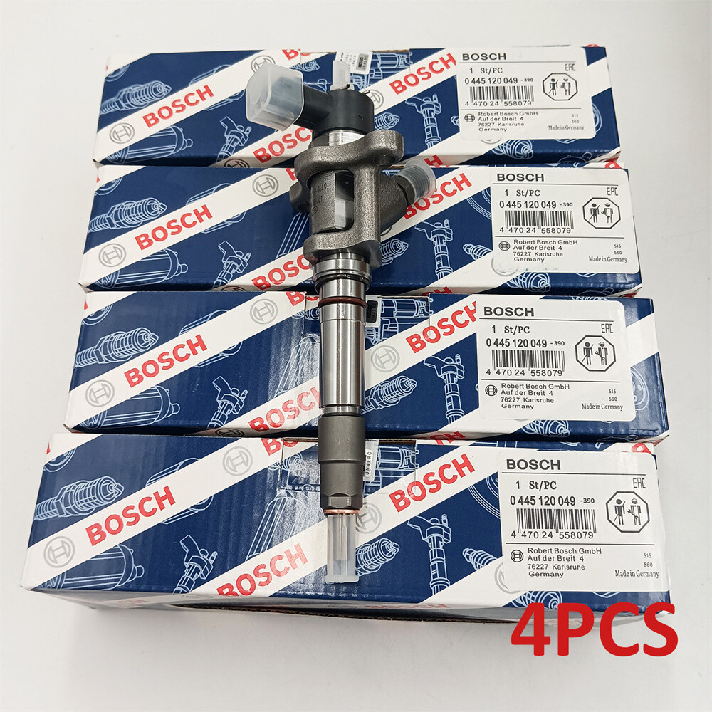 4X 0445120049 Fuel Injector For Mitsubishi Engine 4M50 4.9L Diesel ME223750