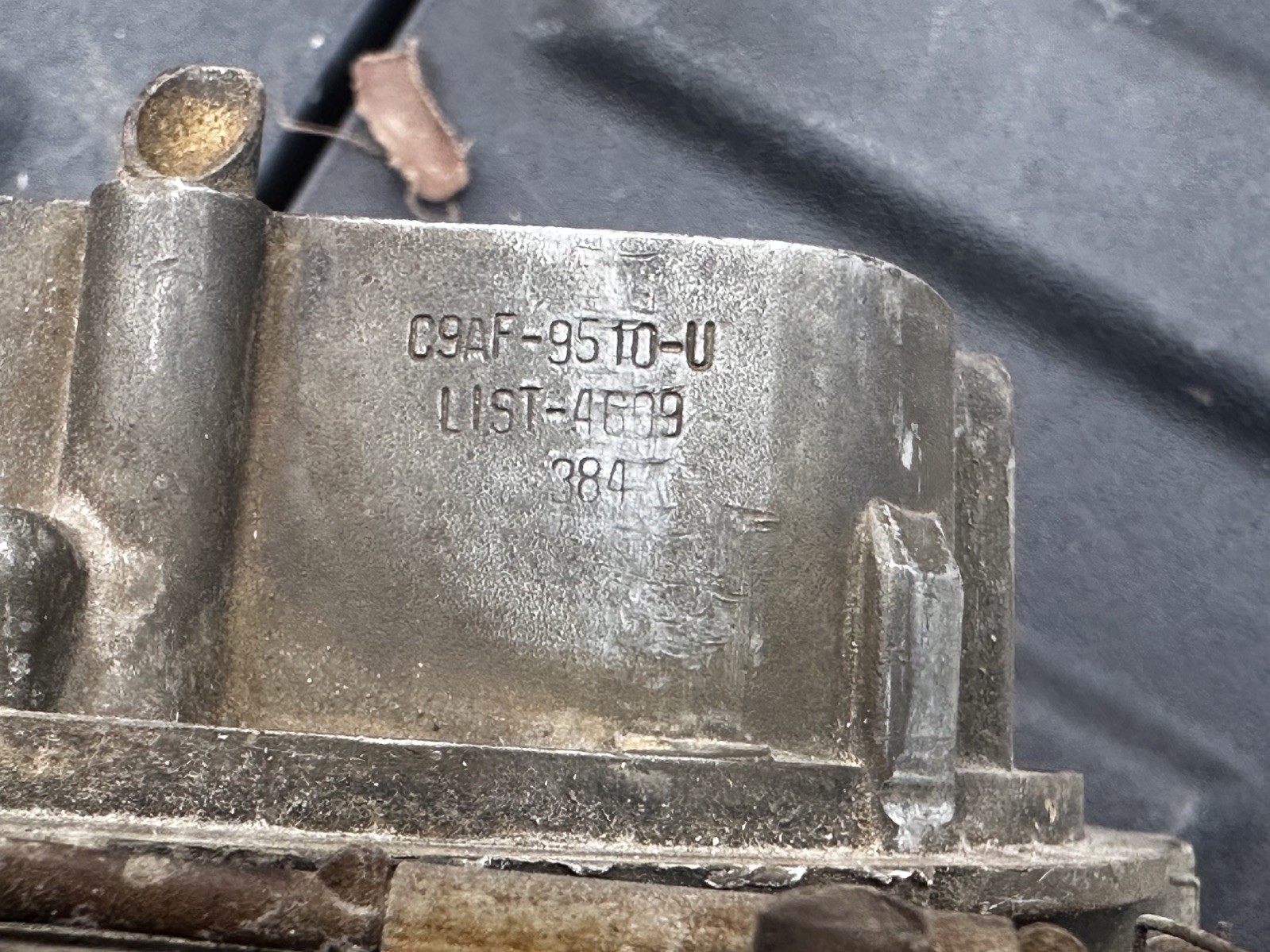 1969-1970 Ford 428 CJ Holley C9AF-9510-U List #4609 Carburetor Mustang dated 384