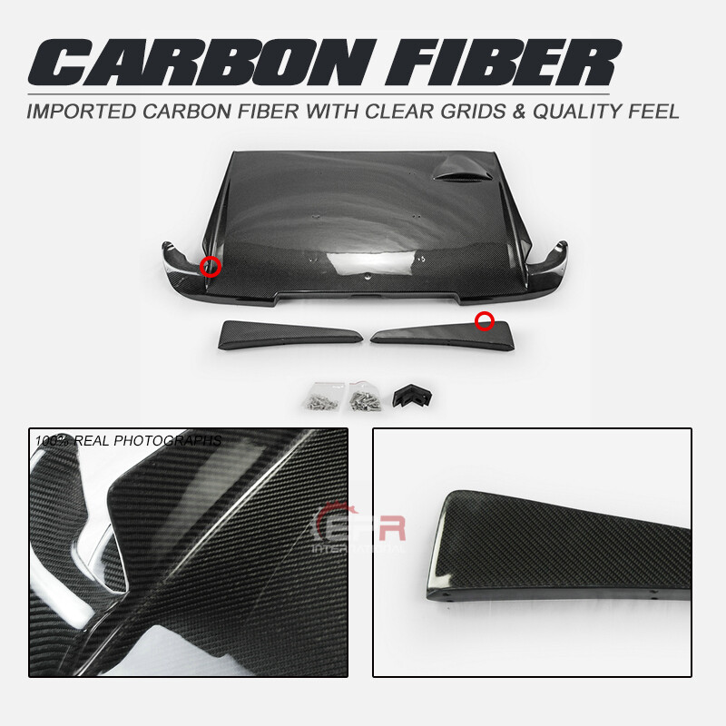 For 04-07 Subaru Impreza JDM GDB GDC WRX 8-9 Carbon Fiber Rear Bumper Diffuser