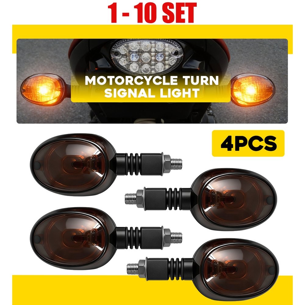 4-40X Smoked Turn Signal Tail Light Amber Y0527.K Y0526.K For Buell X1 1999-2002