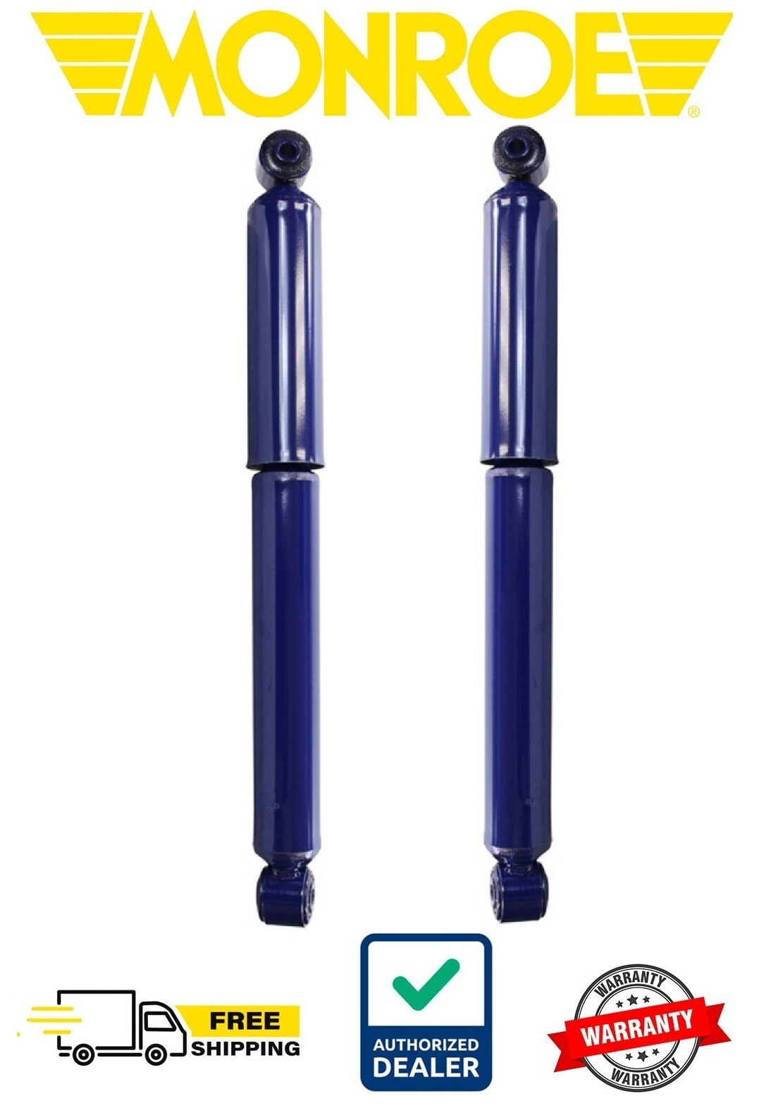 2 Rear Shock Absorbers Set 2PCS Monroe For Dodge Jeep Liberty