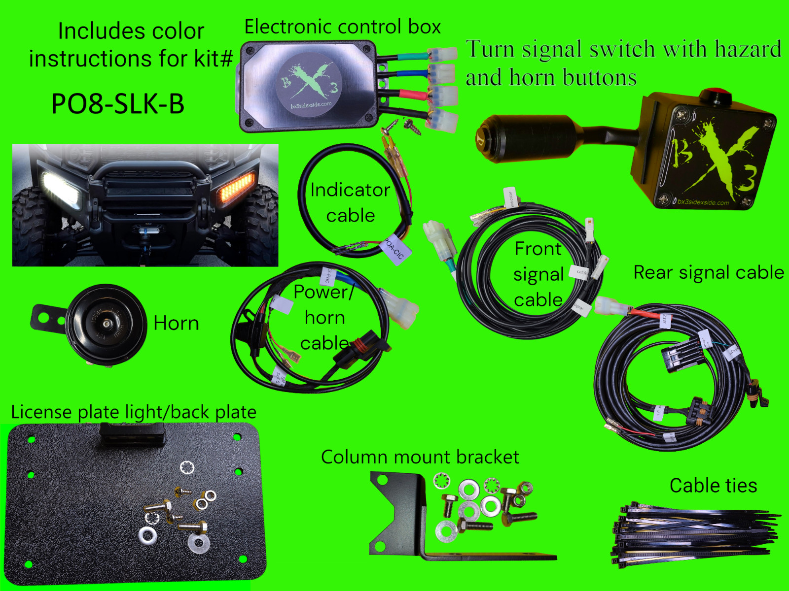 Polaris Ranger 1500 XD North Star bumper signal street legal kit self cancelling