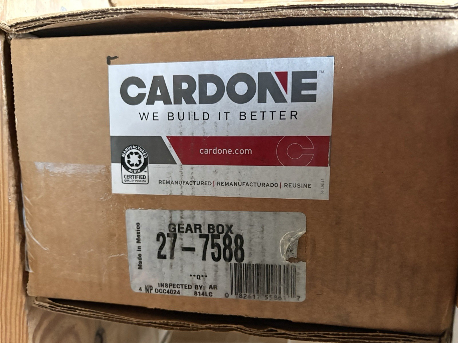 Steering Gear-4WD Cardone 27-7588 Remanufactured- Core Chg. Included Steering Gear-4WD Cardone 27-7588 Remanufactured- Core Chg. Included