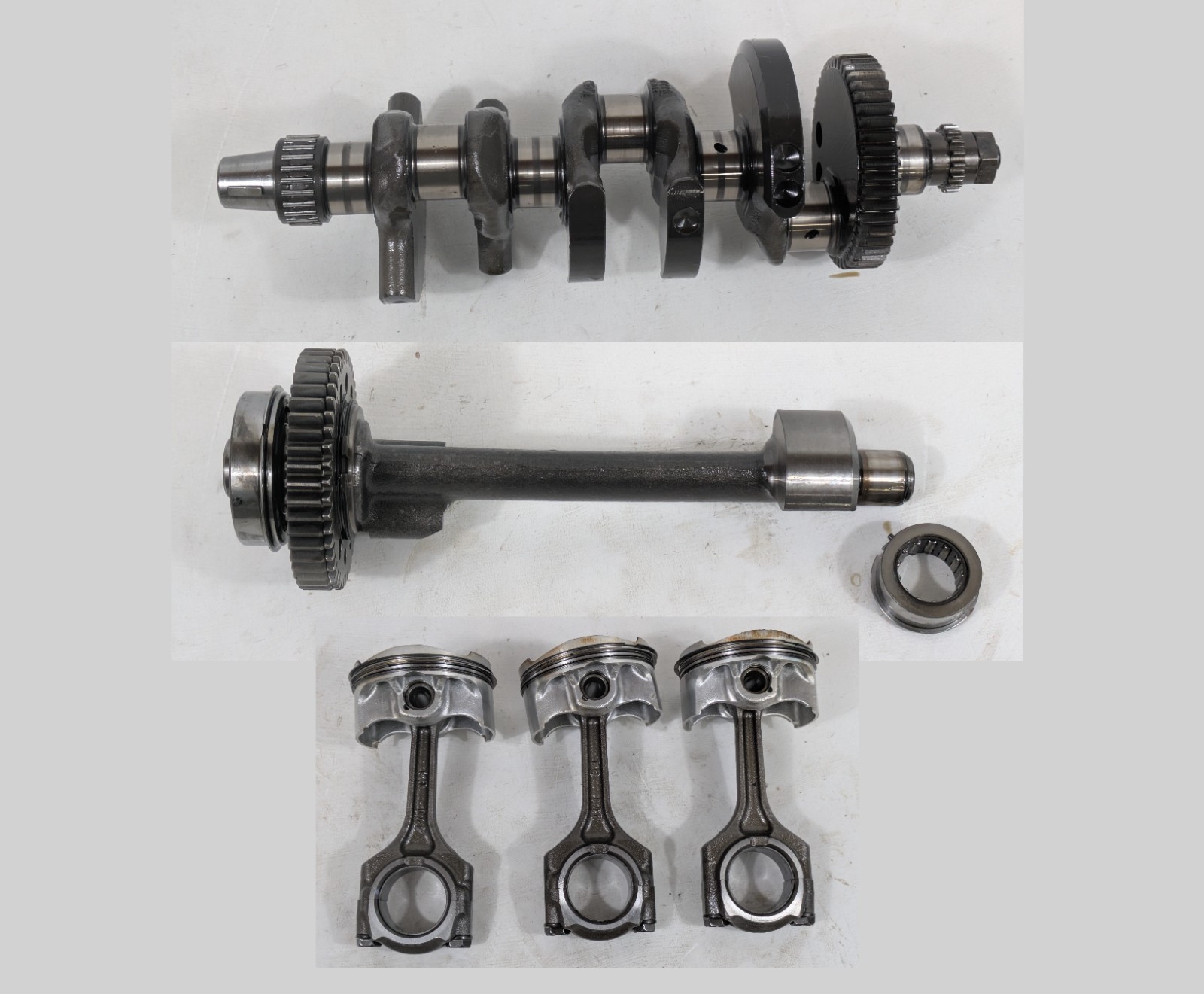 2012 07-12 Triumph Street Triple 675 Crankshaft Pistons Connecting Rods Balancer