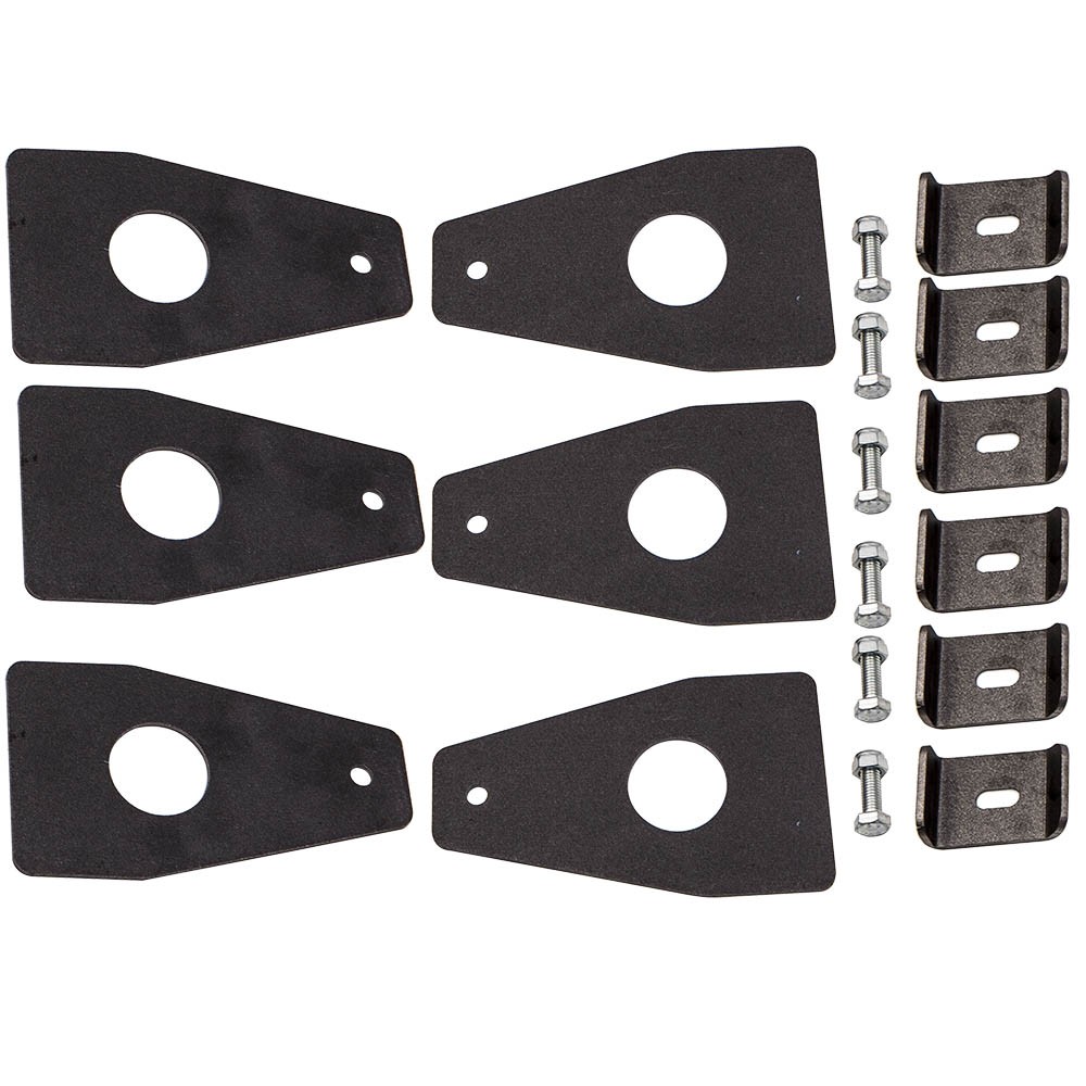6x Universal 6-inch Roof Rack Universal Mounting Luggage Brackets Kit Roofrack
